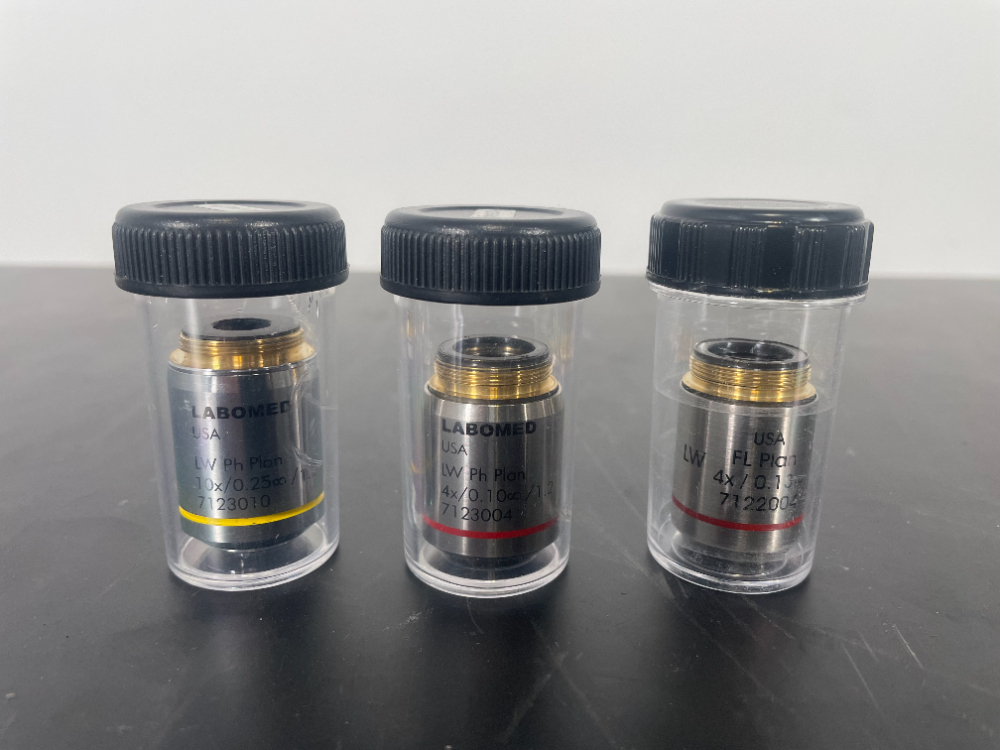 Image of Labomed Microscope Objectives - Quantity 3